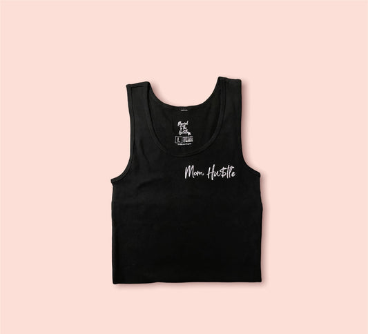 Embroidered Women's Tanks - Mom Hu$tle